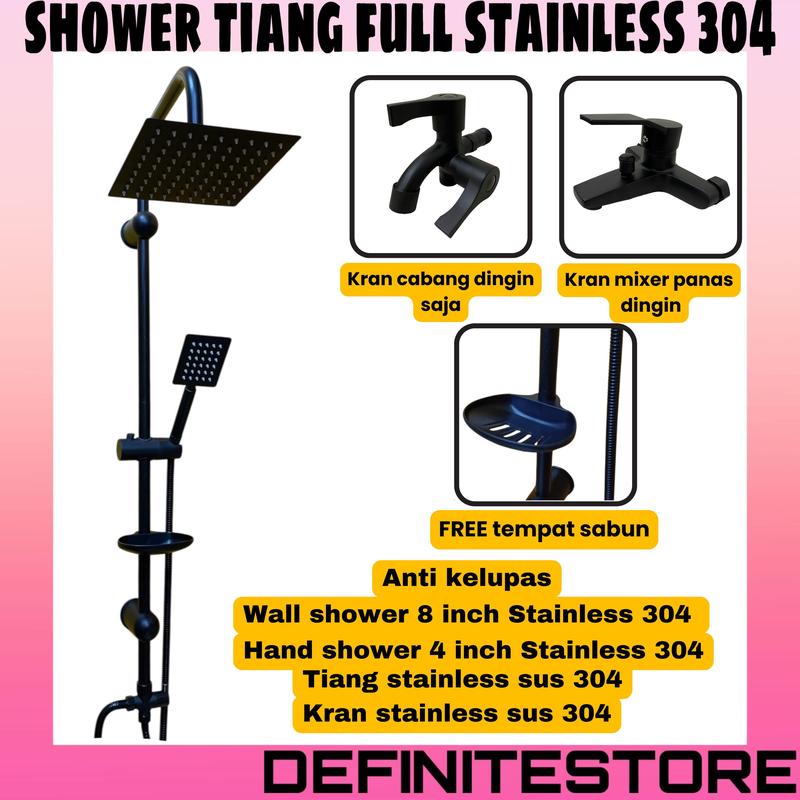 Product Introduction of Shower Tiang Set Shower Kamar Mandi Shower Set Komplit Shower Mandi Shower Column Panas Dingin Dan Dingin Saja Anti Karat Full Stainless 1