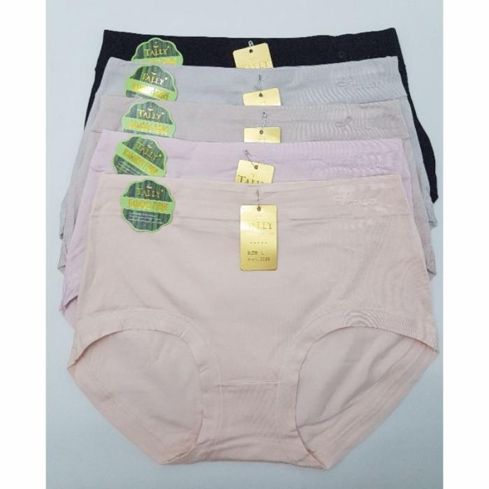 TALLY CD CELANA DALAM 3088 | KATUN BAMBOO | HIGH WAIST / MAXI 3PCS 1