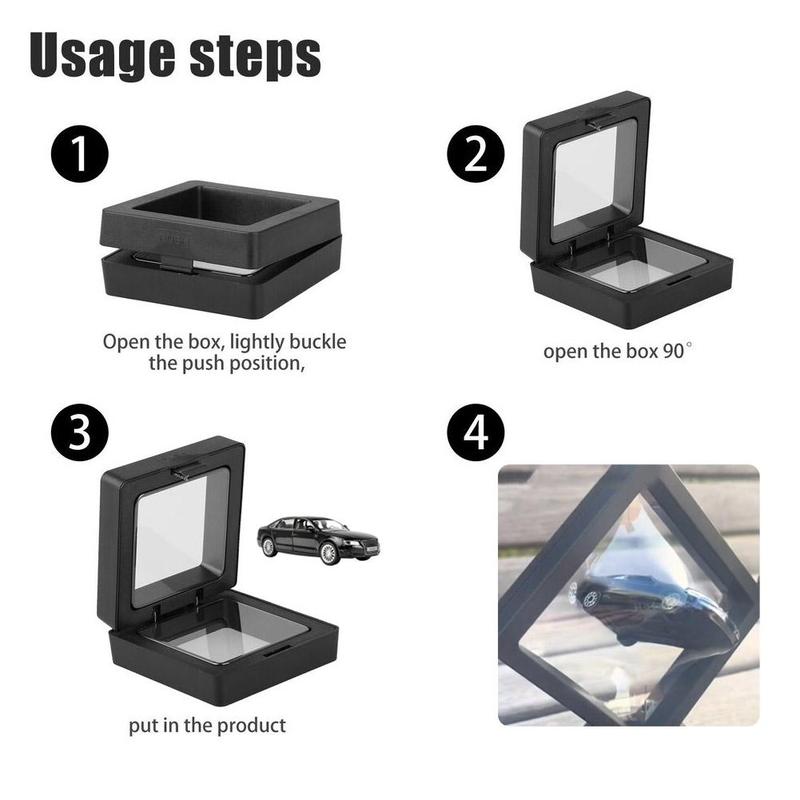 Product Introduction of Membrane 3D Display Suspended Frame Antioxidation Film Photo Case Black Box 39