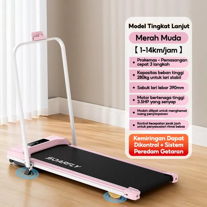 Merah Muda-Incline+Sistem Redaman Getaran-1-14KM/H