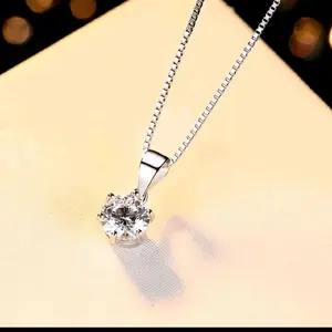 Kalung Titanium Wanita Rantai Italia Permata Nagita Silver Anti Karat Anti Luntur Modern dengan Desain Elegan dan Tahan Lama Double