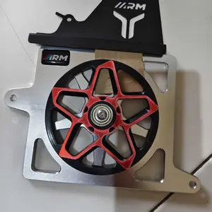 PAKETAN COVER RADIATOR SPINER 3D ARM TYPE BINTANG + LEHERAN RADIATOR