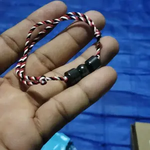 Gelang Tridatu Badar Besi Aura Perlindungan Keberuntungan Kesehatan Batu Hematite