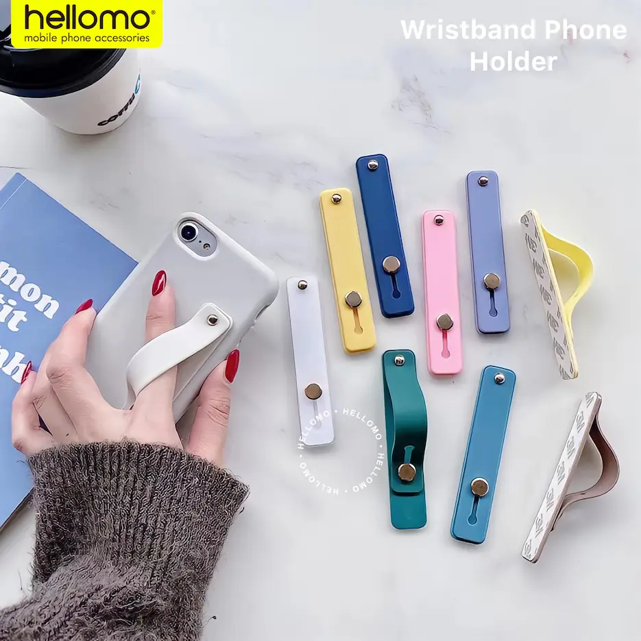 Phone Grip Phone Holder Wrist Band Finger Grip Phone Holder