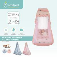 Gambar Omiland Ayunan Bayi + Kelambu Nyamuk dengan Kasur | Baby Hammock Gantung - Biru dari Dialogue Group Store Kota Bandung 1 Tokopedia