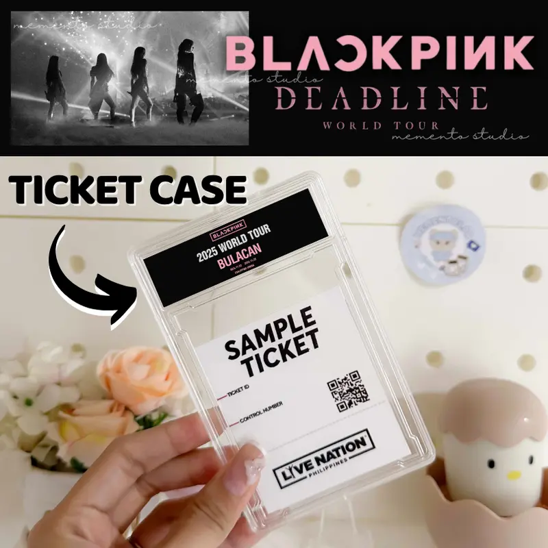 TXT Dunkin Wonders 553 Funmeet Acrylic Concert Ticket Photocard