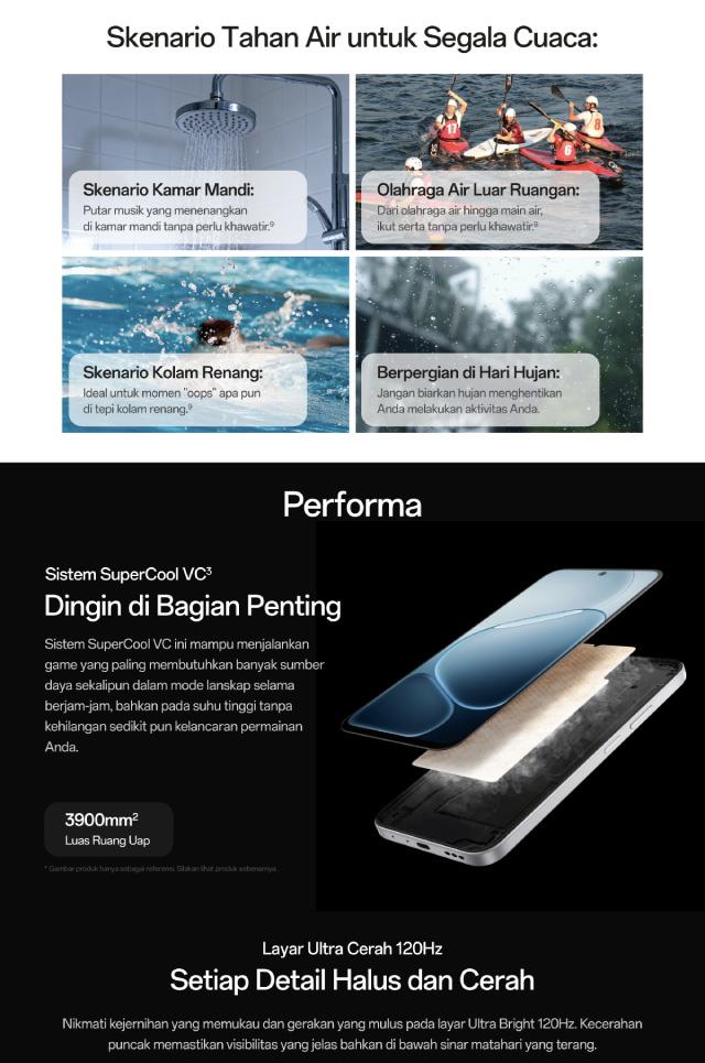 [BAIM APPROVED] OPPO A6t Pro 8GB/128GB Online Exclusive Smartphone [Snapdragon 685, 70000mAh Large Battery 45W SUPERVOOC, IP69 Water & Dust Resistance]