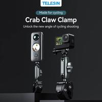 Gambar TELESIN Universal Super Tube Clamp Bracket HandleBar Motor Motorcycle MotoVlog Sepeda Bicycle Mount For Action Cam GoPro Brica B-Pro5 Insta360 Osmo Camera Mounting Kamera dari Brica Berrisom Kab. Tangerang 4 Tokopedia