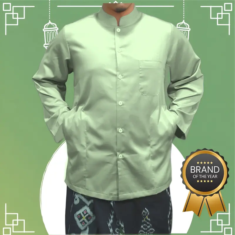 PAKAIAN PERIA DEWASA#BAJU MUSLIM PERIA#KEMEJA PERIA DEWASA#BAJU SUPER BIG SIZE# Katun Koko 1