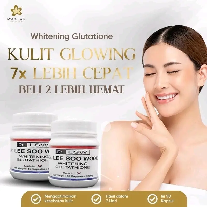 Dr. LSW Capsule Whitening Pemutih Badan Ampuh Garansi Asli