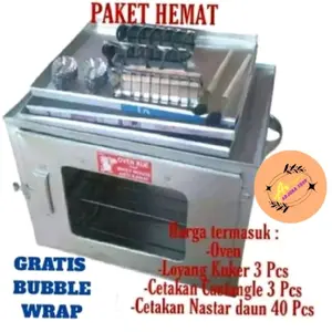 Paket Murah Oven Tangkring OVEN MINI UKURAN  35x27x25 Set Lengkap Oven Mickey Mouse Oven Kue Kompor (Bonus Loyang Kue Cetakan Kue)