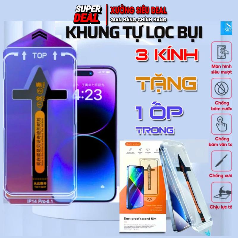 Kính Cường Lực Iphone Kingkong Chống Nhìn Trộm 16 ProMax 15 ProMax 14 ProMax 13…