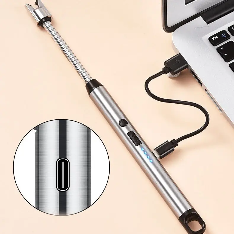 RK Pemantik kompor elektrik pemantik listrik USB Type C rechargeable korek kompor elektrik 7