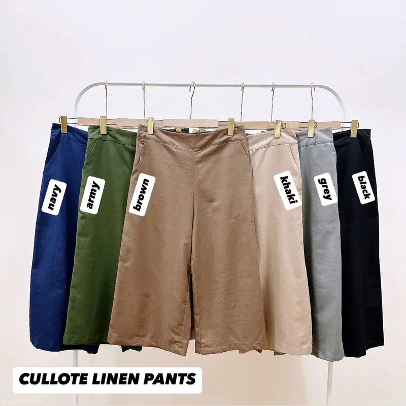 BAWAHAN CULLOTE LINEN PANTS 6