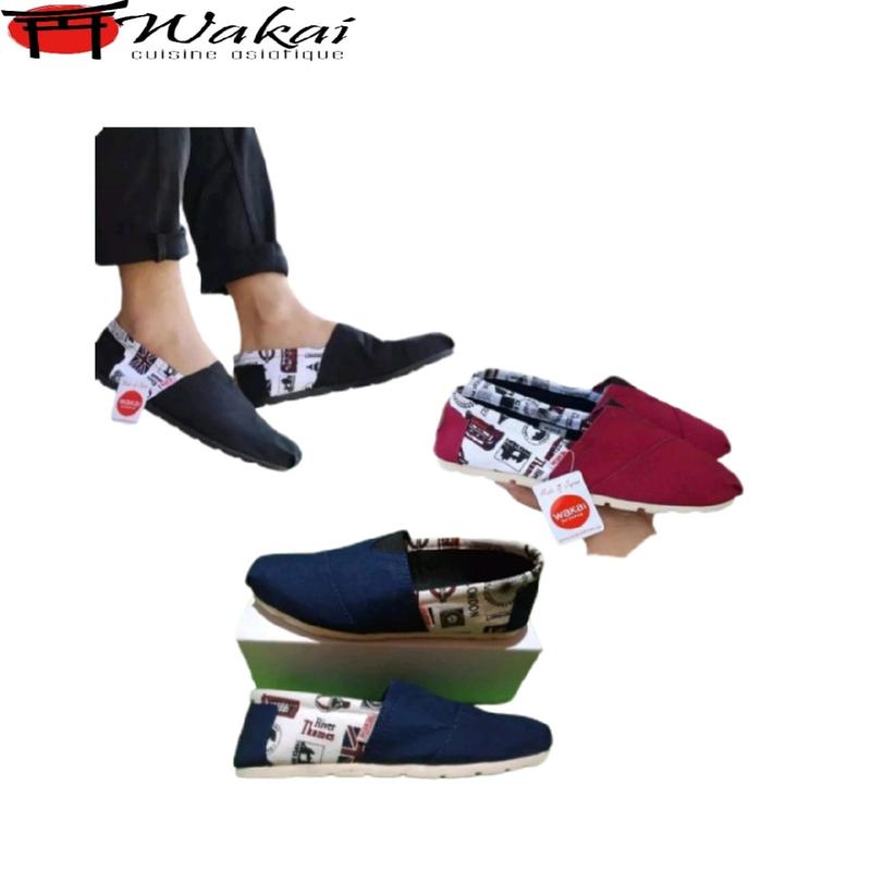 promo sepatu slip on wakai tipe london Flat Shoes 0