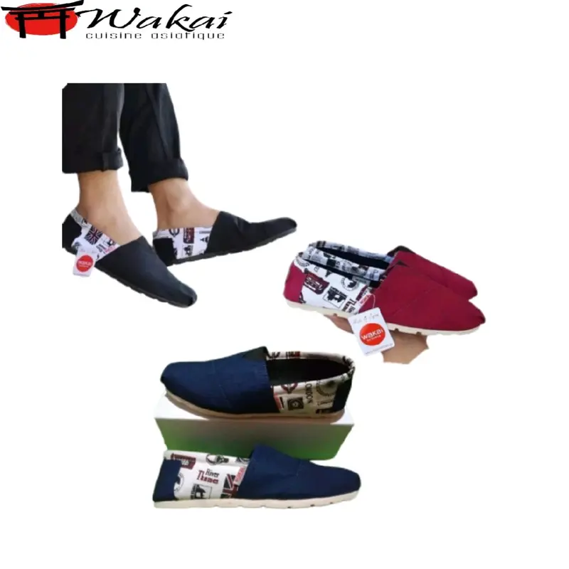 promo sepatu slip on wakai tipe london Flat Shoes 0