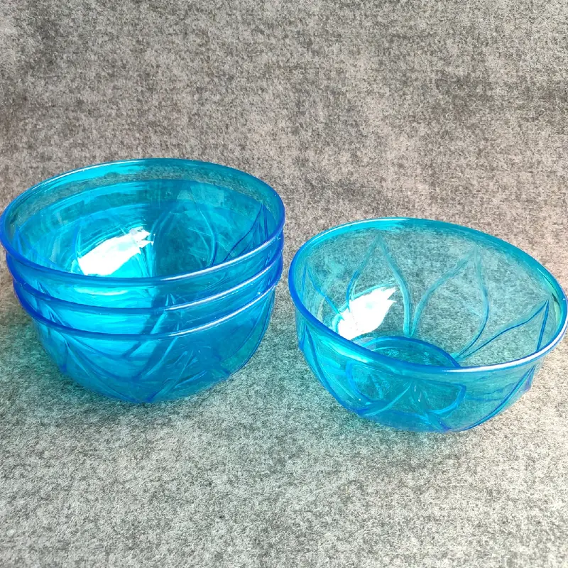Promo 6 pcs Mangkok Besar Bulat Bakso Bowl akrilik plastik yoyo star/ Mangkuk Greenline Mika Plastik Diameter 16 Cm. 7