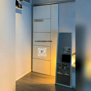 PINTU MINIMALIS UKURAN 200X90+REL SLEDING Kayu