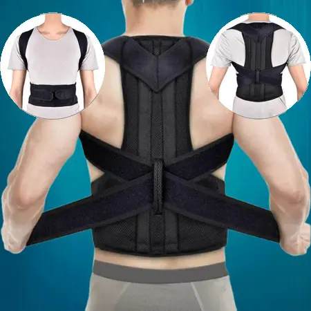 Alat Penyangga Punggung Back Pain Posture Support Corector Anti Bungkuk Unisex