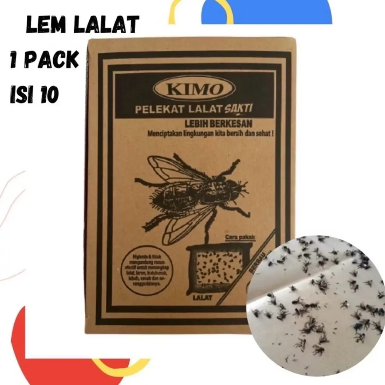 LEM KERTAS LALAT 10 lembar / pc - pembasmi lalat