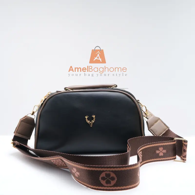 Tas ANJANI Slingbag Wanita Mewah 2 Ruang Multifungsi Terbaru Amelbaghome Tali Anti Pegal 4