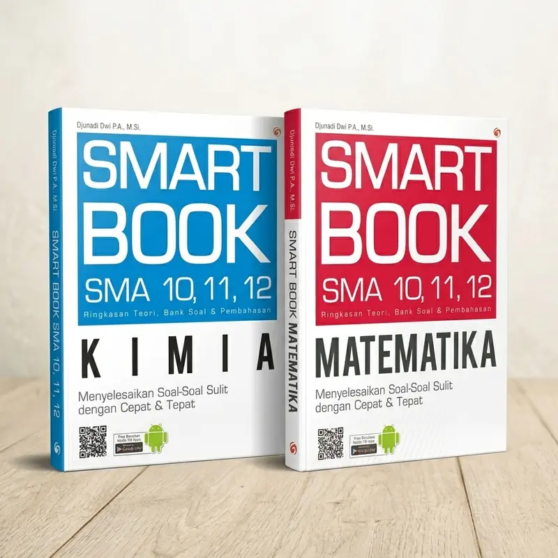 Smart Book Matematika - Kimia SMA Kelas 10 11 12 - Buku Ringkasan Materi Terlengkap, Bank Soal, dan Pembahasan Menyelesaikan Soal Sulit Cepat & Tepat
