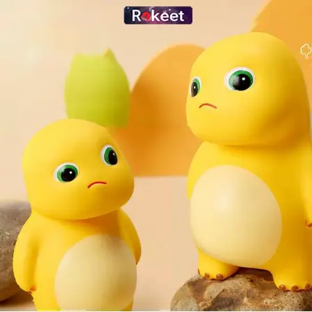 SG -Mainan Squishy Nailong Dino Kuning Terbaru Mainan Squishy Pencet Anti Stress Toys Silikon 2