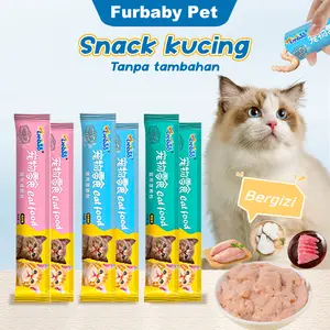 Makanan kucing Makan kucing Cemilan kucing penggemuk Snack kucing Makanan Basah Kucing Makanan ringan hewan peliharaan Cemilan kucing snack