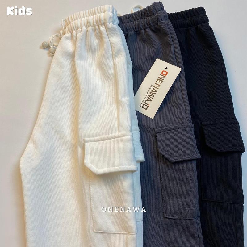 [100k 3 pcs] Celana Cargo Anak Usia 2 Tahun sampai 10 Tahun | Celana Panjang Anak Terbaru 8