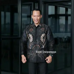 Prabu Kemeja Batik Solo Pria Katun Prima Premium Lengan Panjang Lengan Pendek Cowok Fit Mewah Baju Motif Hem Nyaman