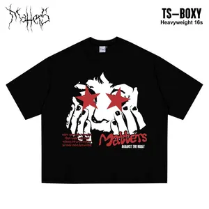 MATTERS Kaos Boxy Pria Heavyweight 16s The-Eye Hitam