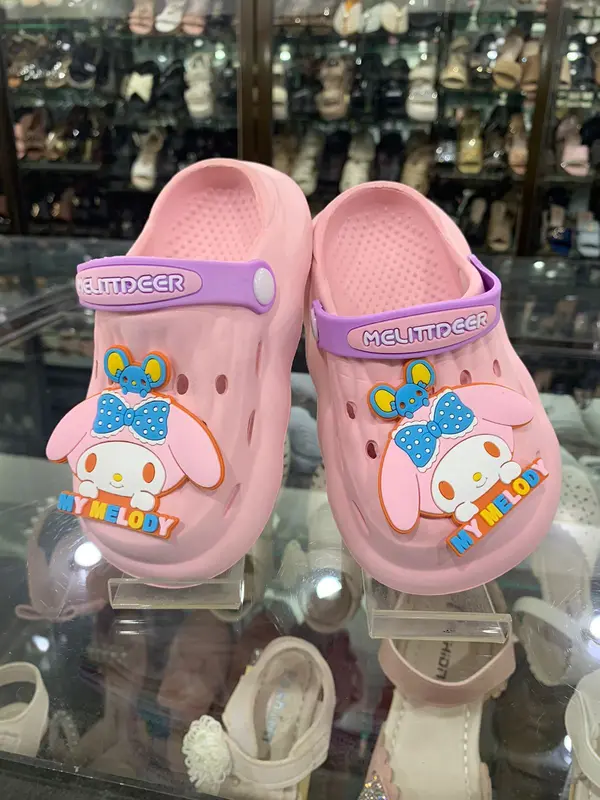 Sandal Karet Anak Melodi Pink & Fushia - Fashion Anak 3