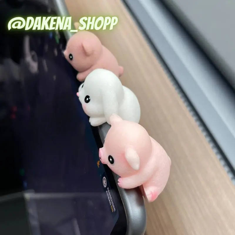 ORNAMEN MINIATUR 6 MOTIF MULTI HEWAN / DASHBOARD LAPTOP / BERSIKU /MOTIF LUCU 2