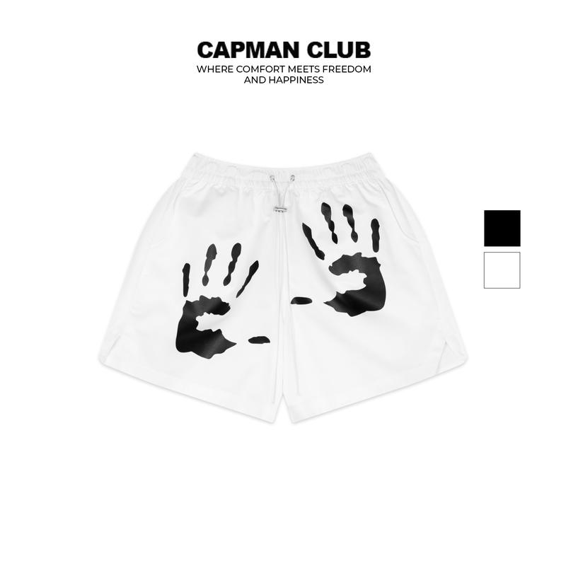 [T10 SALE OFF] Quần short dù nam mặc hè HAND phom rộng CAPMAN CLUB, quần đùi ngắn trên gối trẻ trung, thoải mái