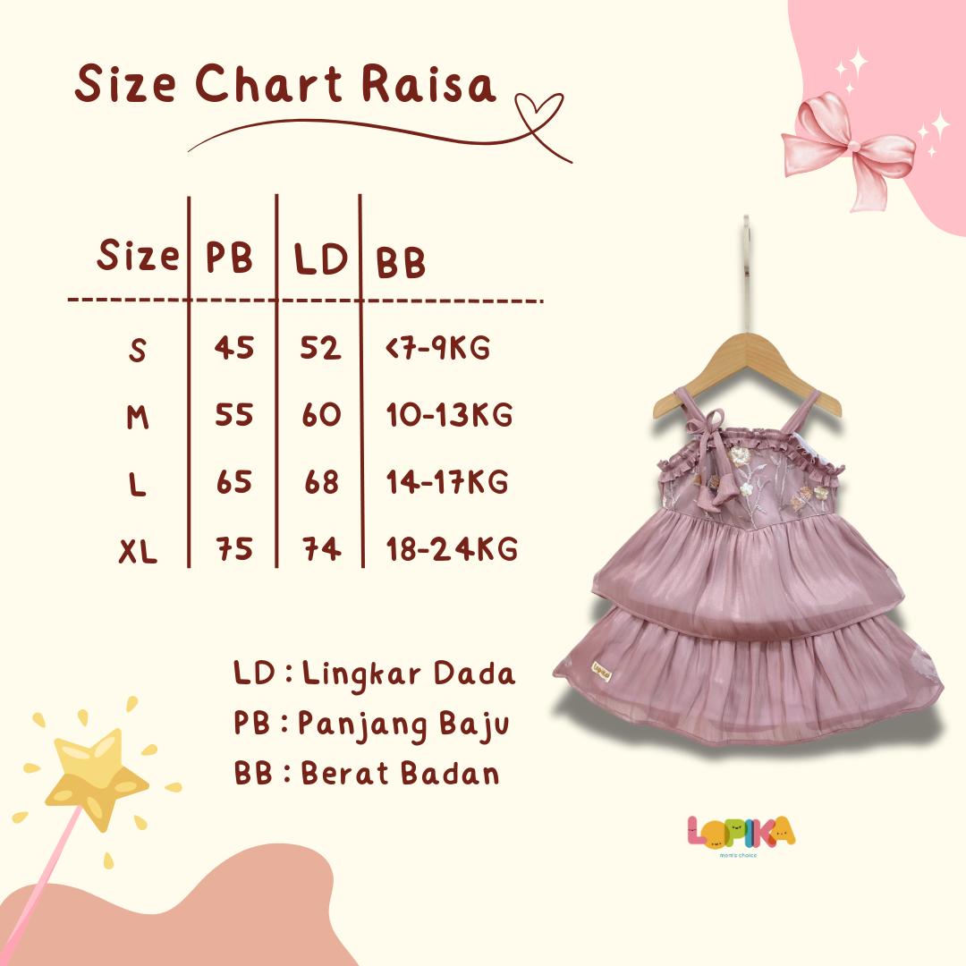 RAISA - Dress Tille Bordir Mix Shimmer Premium Full Furing Anak Perempuan Balita Baby Newborn 0-7 tahun Premium Cantik - Lopika