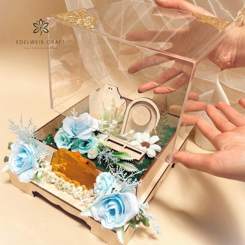 Treasure Artificial Kotak Hantaran Perhiasan Fullset Free Custom Nama 1