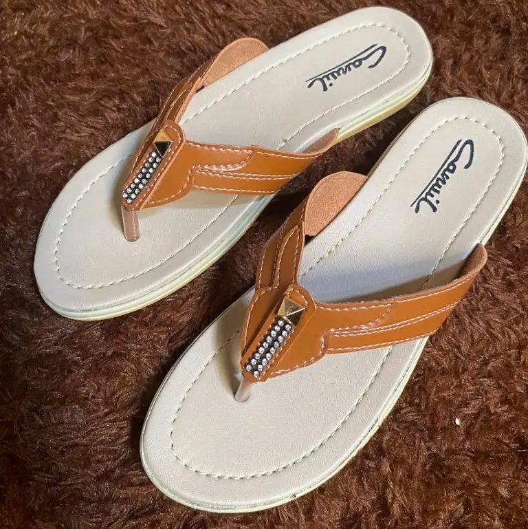 Sandal jepit wanita Crvl /sandal jepit wanita terbaru/sandal flat kekinian/jepit wanita simple Wedge