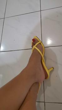Product Review of OFLOVE Mizzu Heels Hak Tinggi / Heels Wanita / Heels Cantik Elegant / Sendal Heels Wanita Sandal from B**l 0