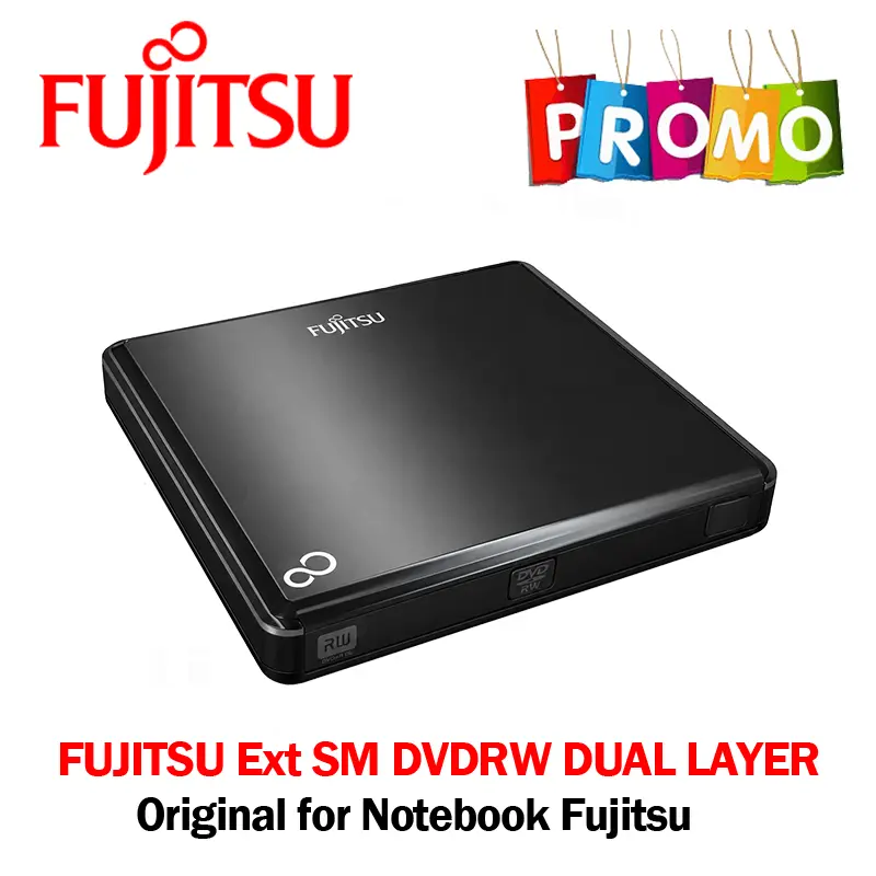 FUJITSU External SuperMulti DVD RW Dual Layer - Slim USB 2.0
