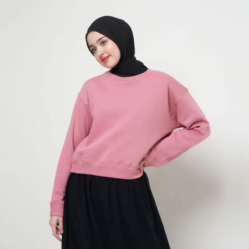 Veminimous Basic Sweater Crop Vilo - Sweatshirt Crewneck 0
