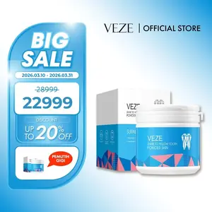 [BPOM] Veze Serbuk Pemutih Gigi Shine to Yellow Tooth Powder 50 gr - VZ78266 Memutihkan Kuning Mencerahkan Hitam Kopi Teh Mulut Gusi