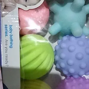 【Gstar】Bayi Sensory Mainan Pelatihan Touch Handball Anak-anak Yang Baru Lahir Multifungsi Soft Ball Set