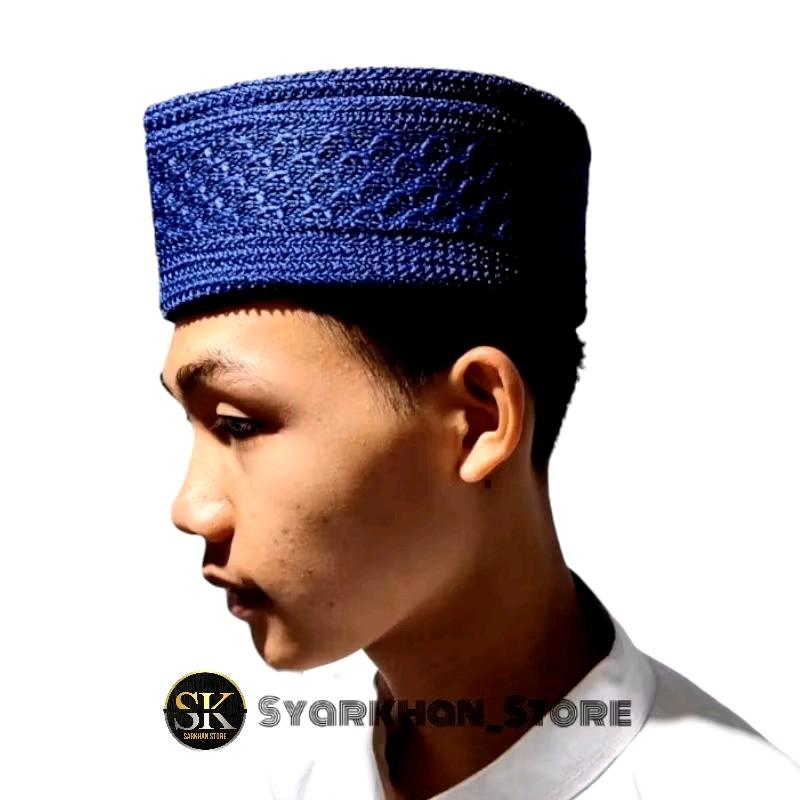 Sarkhan Songkok Dewasa Parahyangan Polos / Peci Kopyah rajut Spon Best Quality 1