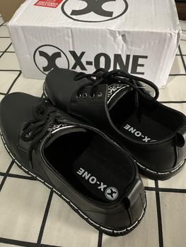 Product Review of SEPATU FORMAL PRIA | X-ONE FOOTWEAR “MOSCOW DOCMART” Hitam docmart brand lokal Shoes from e**; 1
