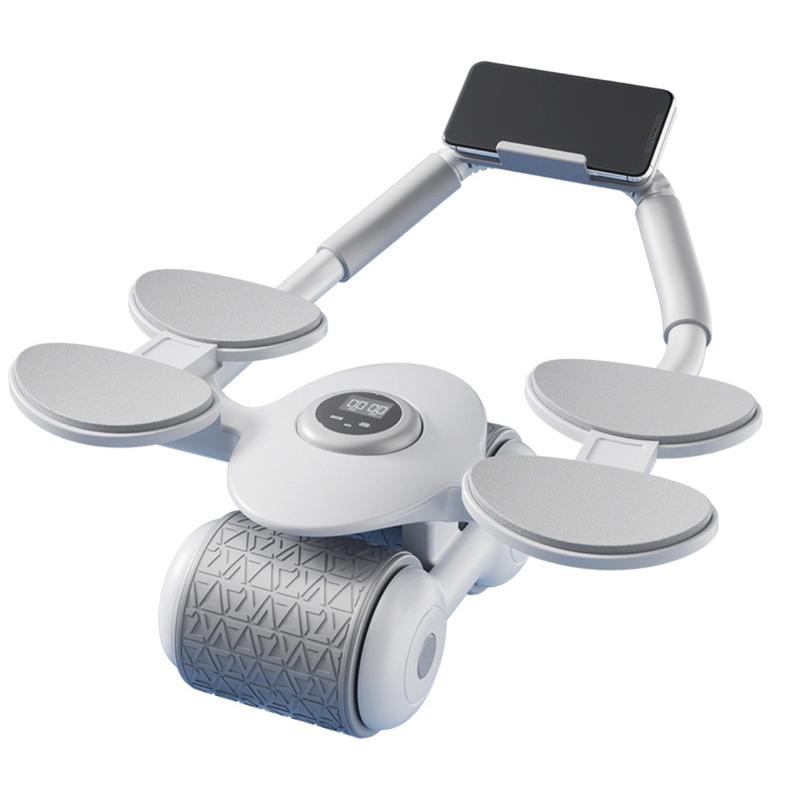 Bánh Xe Tập Bụng, Có Hỗ Trợ Khuỷu Tay Bốn, Đệm Đỡ Tự Động Phục Hồi, Dụng Cụ Tập Cơ Bụng, Đĩa Lăn, Thiết Bị Tập Thể Dục Tại Nhà Titan 7
