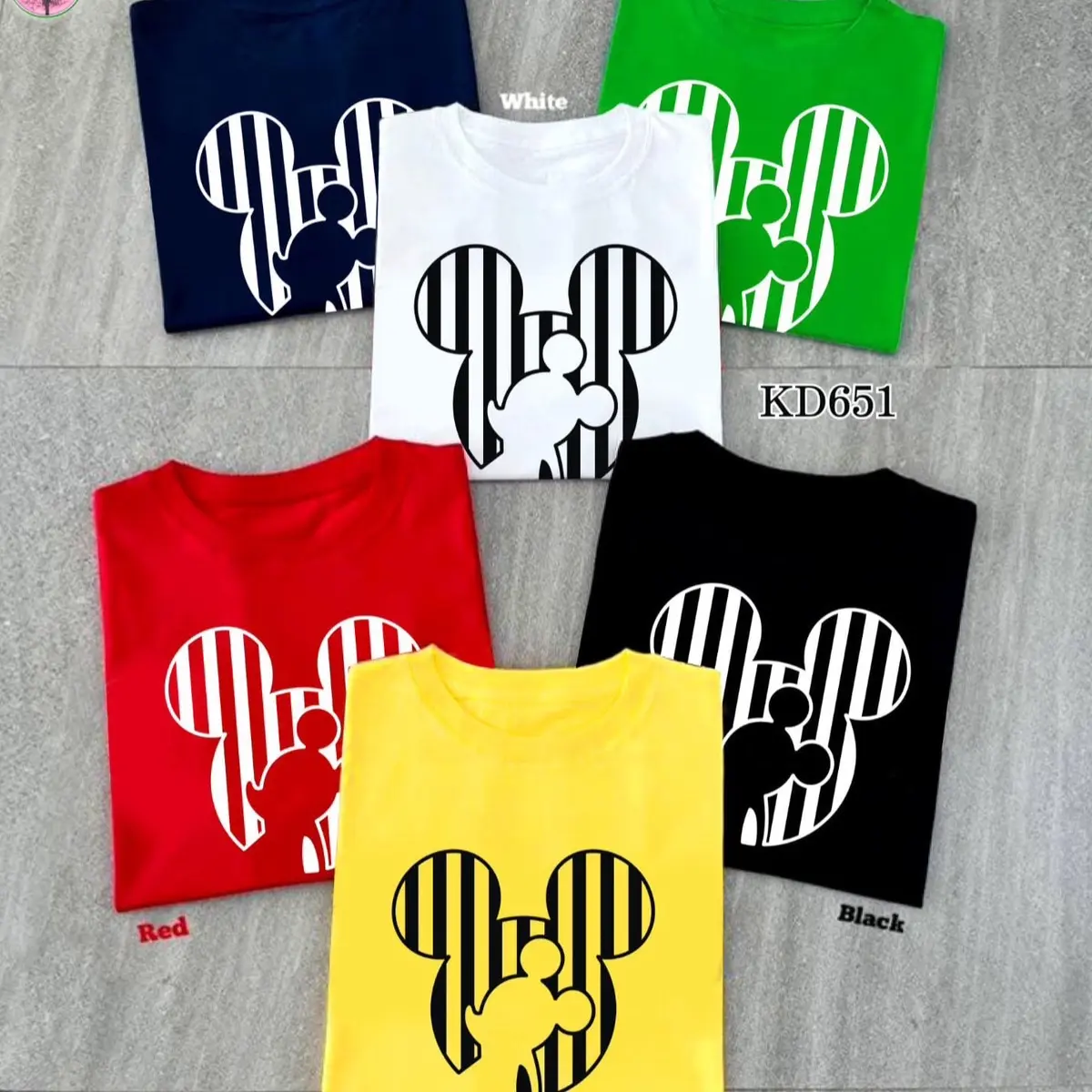 DDS KD651 Atasan Wanita Lengan Pendek Kaos Katun Kaos Unisex Kaos Oversize Kaos Couple Family Seragam Keluarga Kaos Love MICKEEYYY
