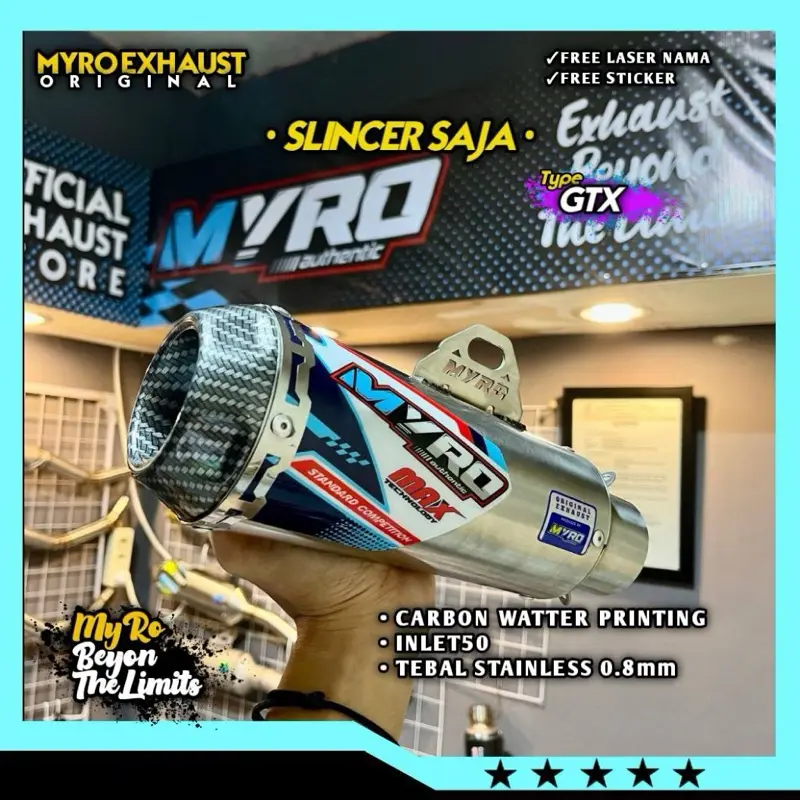 SLINCER KNALPOT GTX ORIGINAL MYRO EXHAUST Trail