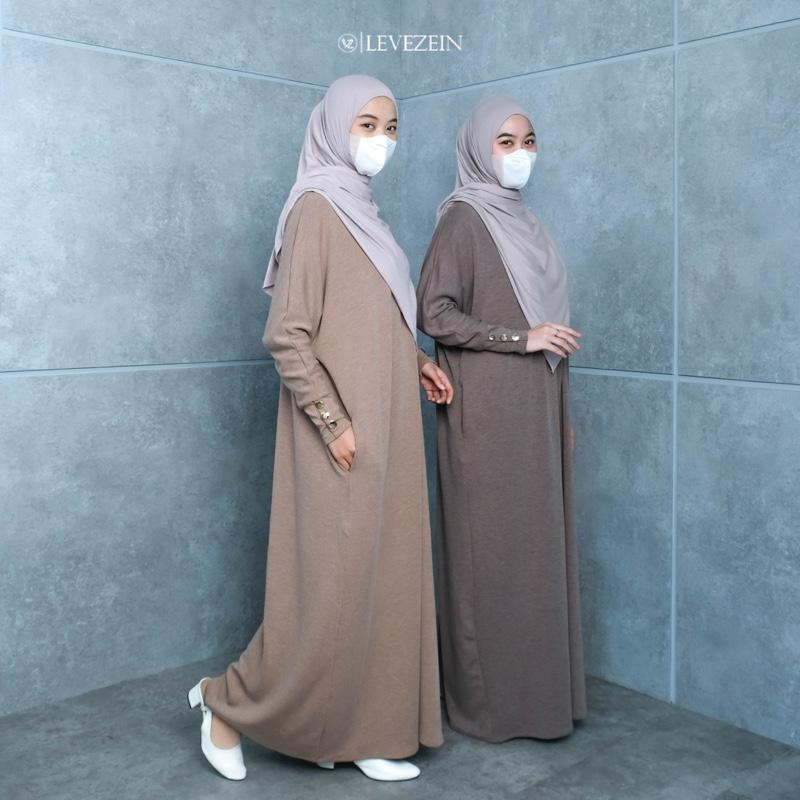 Ayana Abaya Batwing Syar’i Bahan Skylar Knit by Levezein (Gamis Haji Dan Umroh) 7