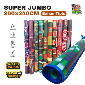 FAMILY - KARPET LANTAI 200X240CM TIKAR SPONS JUMBO TAHAN AIR /  TIKAR HAJATAN KELUARGA / TIKAR PIKNIK