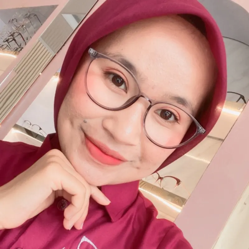Frame semi cat eyes YA8184 Glasses 4